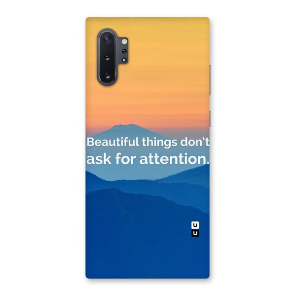 Beautiful Things Quote Back Case for Galaxy Note 10 Plus