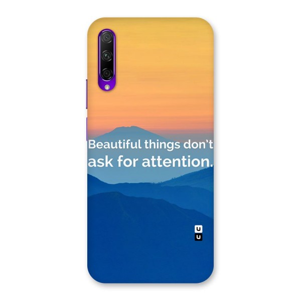 Beautiful Things Quote Back Case for Honor 9X Pro