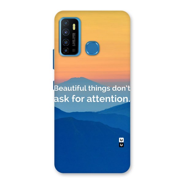 Beautiful Things Quote Back Case for Infinix Hot 9