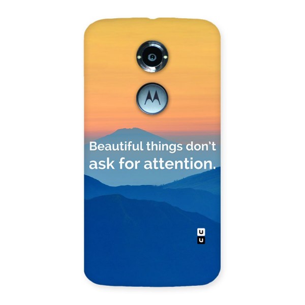 Beautiful Things Quote Back Case for Moto X 2nd Gen