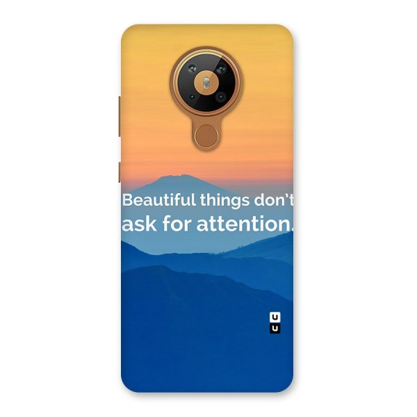 Beautiful Things Quote Back Case for Nokia 5.3