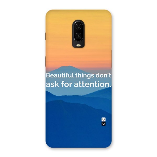 Beautiful Things Quote Back Case for OnePlus 6T