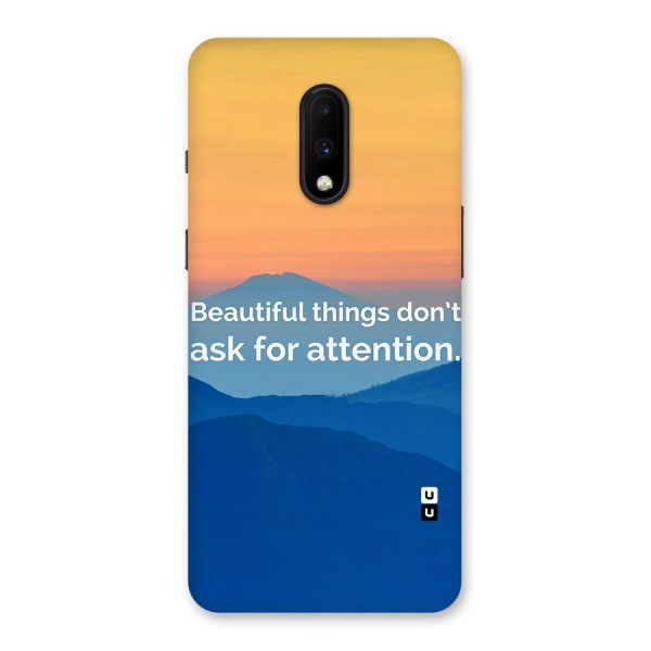 Beautiful Things Quote Back Case for OnePlus 7