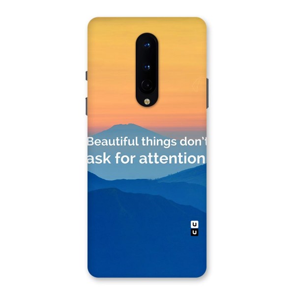 Beautiful Things Quote Back Case for OnePlus 8