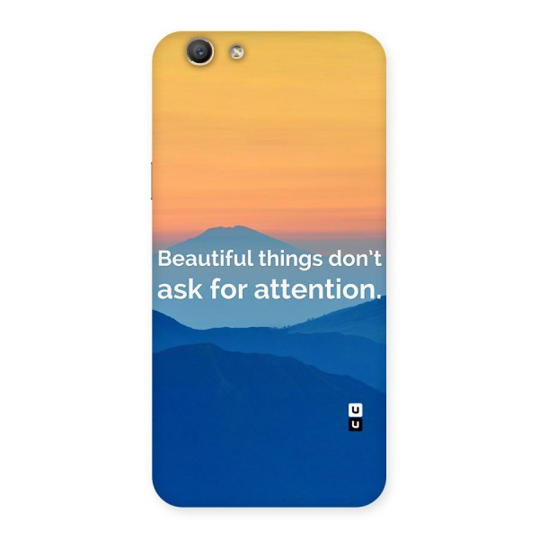 Beautiful Things Quote Back Case for Oppo A59
