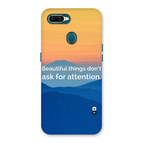 Beautiful Things Quote Back Case for Oppo A7