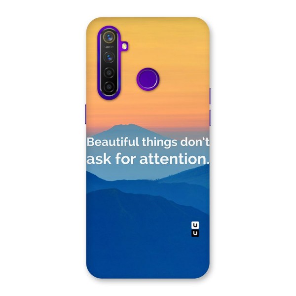 Beautiful Things Quote Back Case for Realme 5 Pro