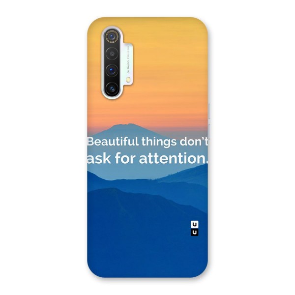 Beautiful Things Quote Back Case for Realme X3