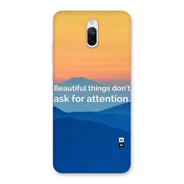 Beautiful Things Quote Back Case for Redmi 8A Dual