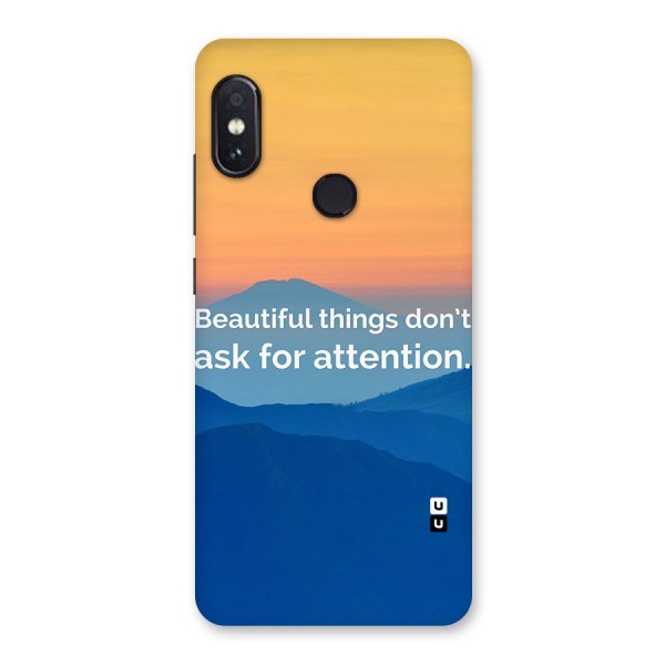 Beautiful Things Quote Back Case for Redmi Note 5 Pro