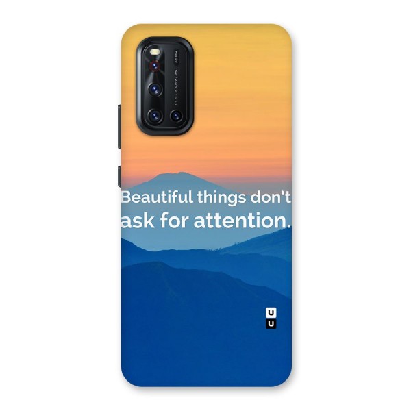 Beautiful Things Quote Back Case for Vivo V19