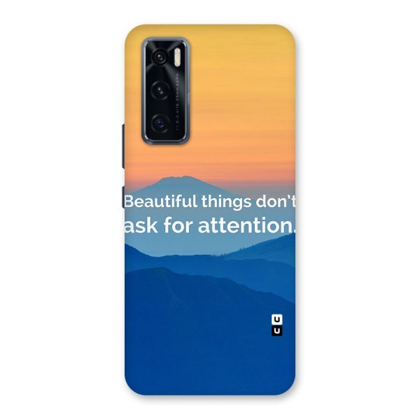 Beautiful Things Quote Back Case for Vivo V20 SE