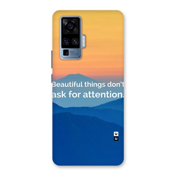 Beautiful Things Quote Back Case for Vivo X50 Pro