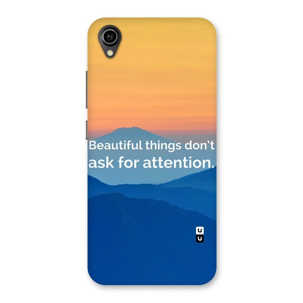 Beautiful Things Quote Back Case for Vivo Y90