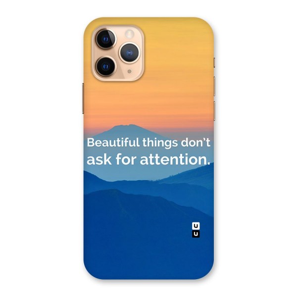 Beautiful Things Quote Back Case for iPhone 11 Pro