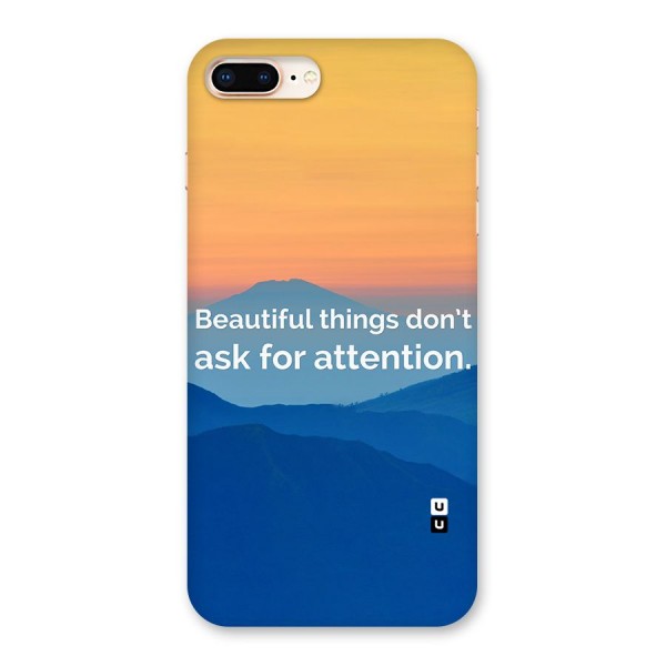 Beautiful Things Quote Back Case for iPhone 8 Plus