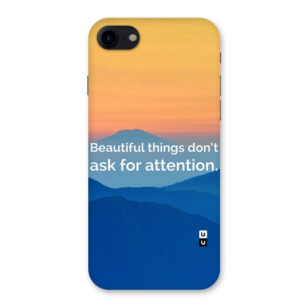 Beautiful Things Quote Back Case for iPhone SE 2020