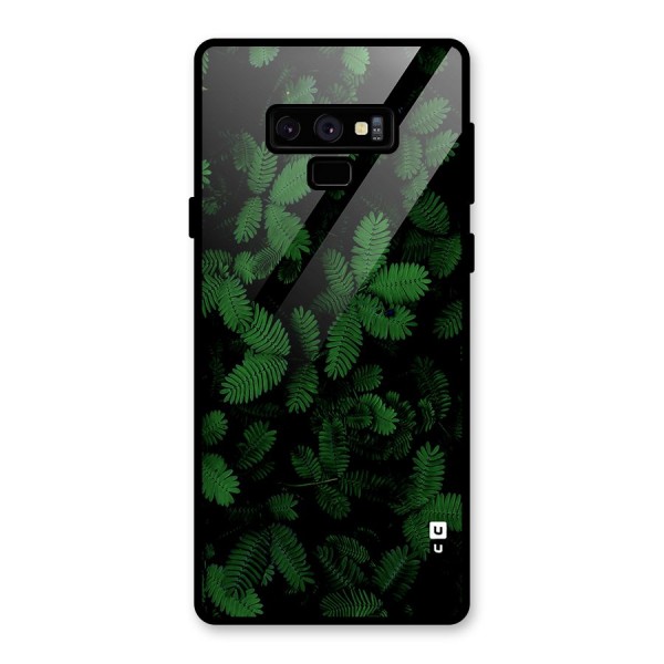 Beautiful Touch Me Not Glass Back Case for Galaxy Note 9