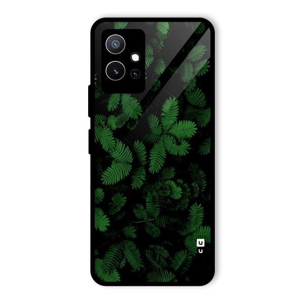 Beautiful Touch Me Not Glass Back Case for Vivo iQOO Z6