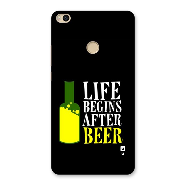 Beer Life Back Case for Mi Max 2
