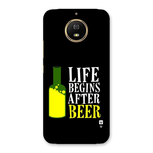 Beer Life Back Case for Moto G5s
