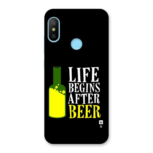 Beer Life Back Case for Redmi 6 Pro