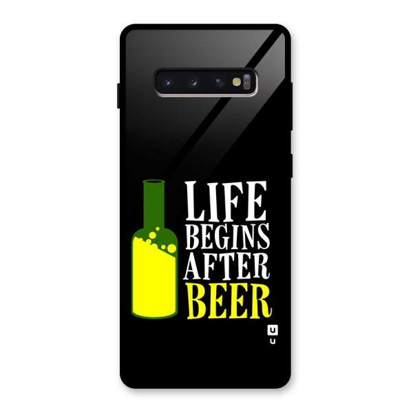 Beer Life Glass Back Case for Galaxy S10 Plus