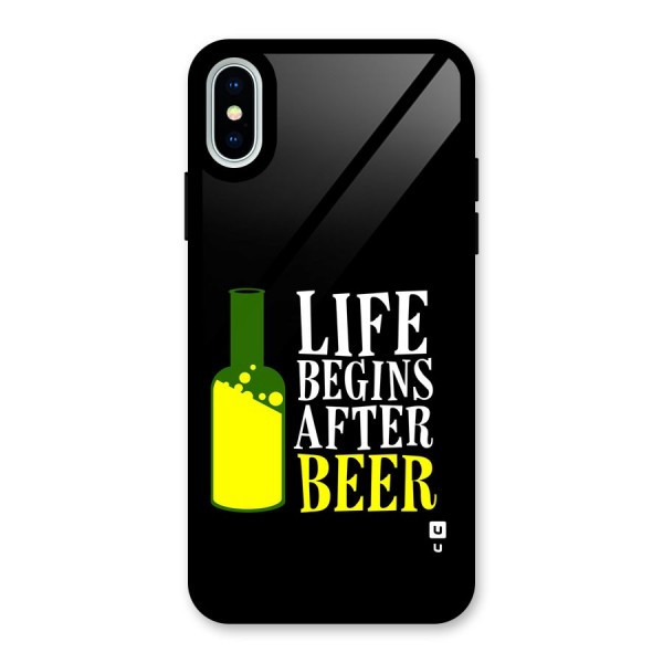 Beer Life Glass Back Case for iPhone X
