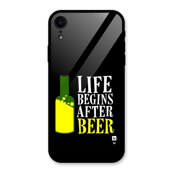 Beer Life Glass Back Case for iPhone XR