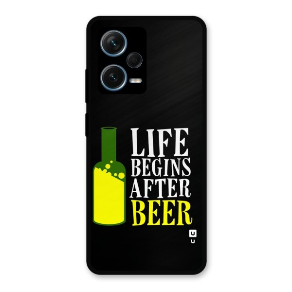 Beer Life Metal Back Case for Redmi Note 12 Pro Plus 5G