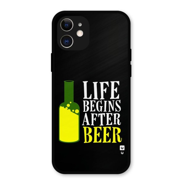 Beer Life Metal Back Case for iPhone 12