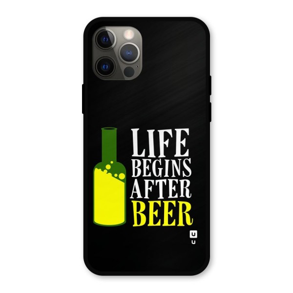 Beer Life Metal Back Case for iPhone 12 Pro