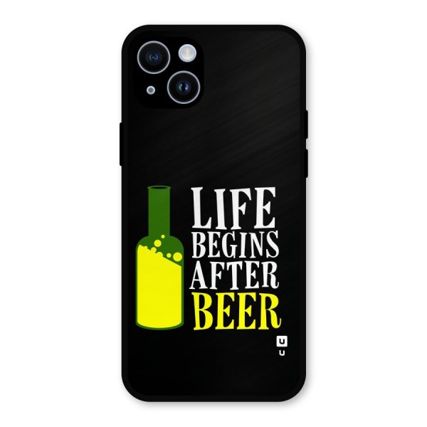 Beer Life Metal Back Case for iPhone 14