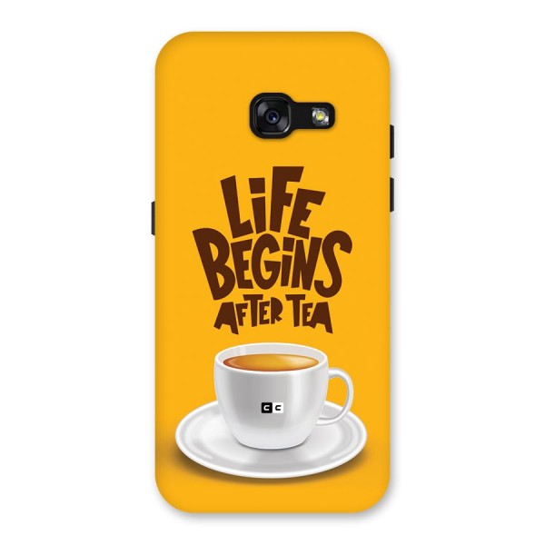 Begins After Tea Back Case for Galaxy A3 (2017)