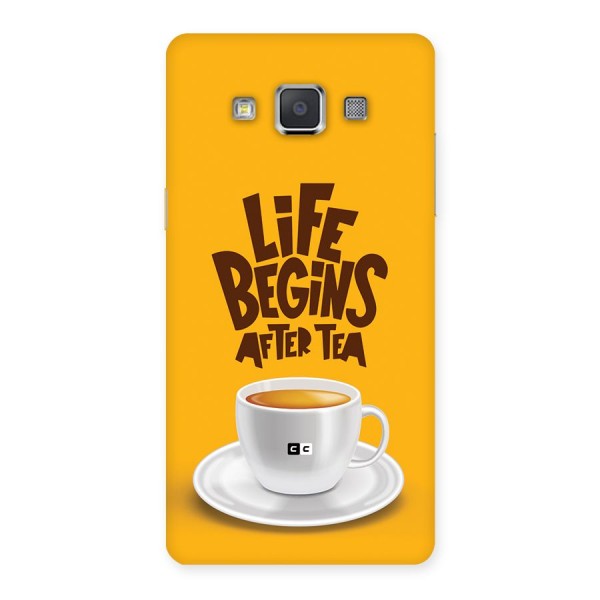 Begins After Tea Back Case for Galaxy Grand 3