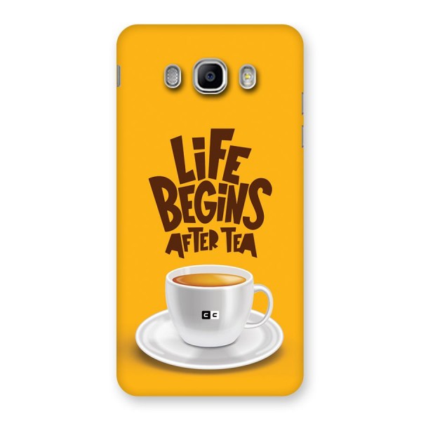 Begins After Tea Back Case for Galaxy J5 2016