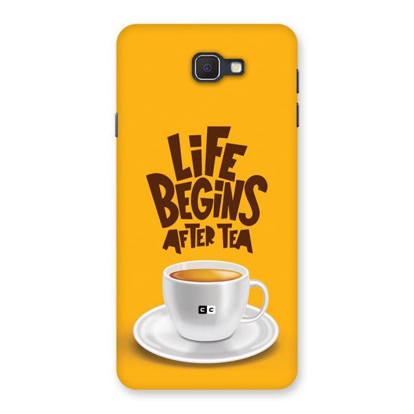 Begins After Tea Back Case for Galaxy On7 2016