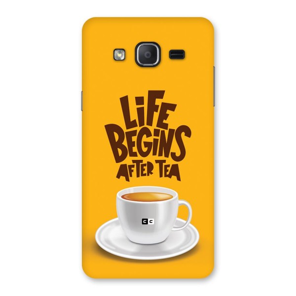Begins After Tea Back Case for Galaxy On7 Pro