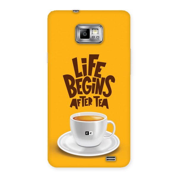 Begins After Tea Back Case for Galaxy S2