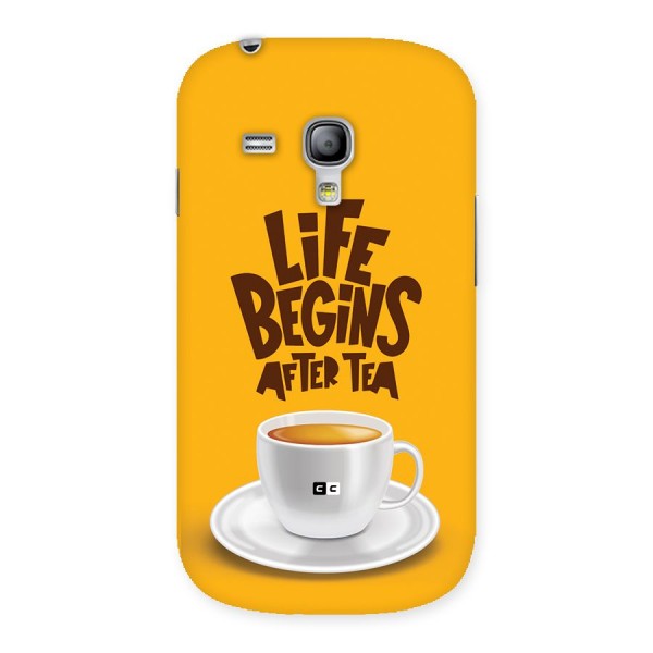 Begins After Tea Back Case for Galaxy S3 Mini