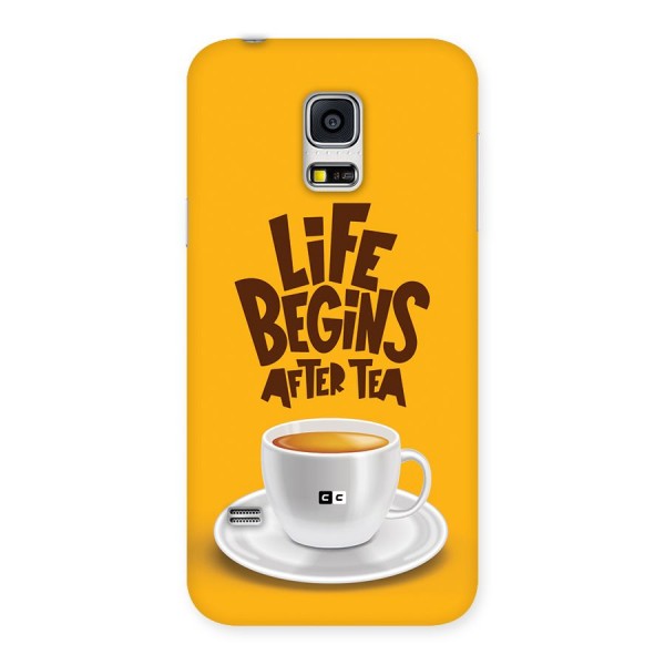 Begins After Tea Back Case for Galaxy S5 Mini