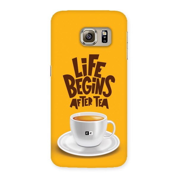 Begins After Tea Back Case for Galaxy S6 edge