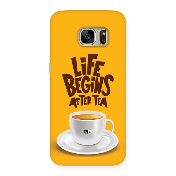 Begins After Tea Back Case for Galaxy S7