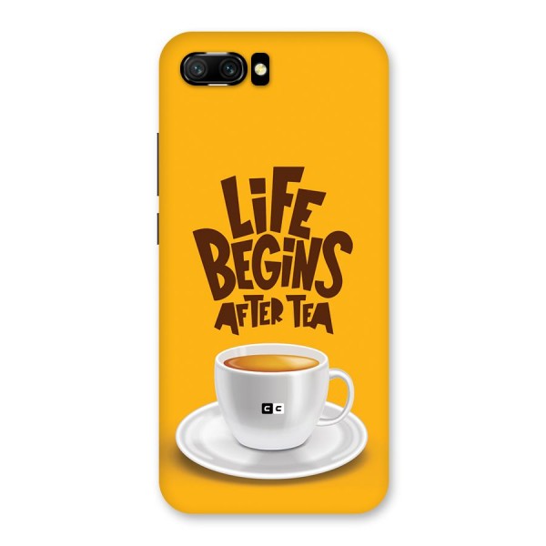 Begins After Tea Back Case for Honor 10