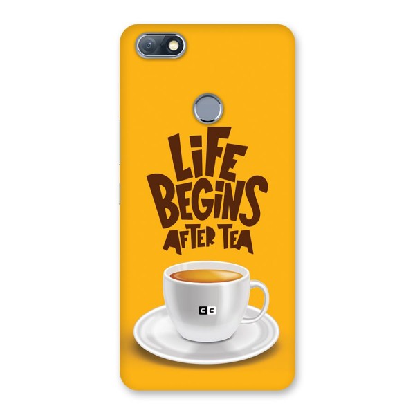 Begins After Tea Back Case for Infinix Note 5