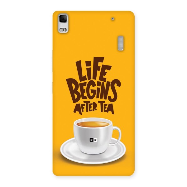 Begins After Tea Back Case for Lenovo K3 Note