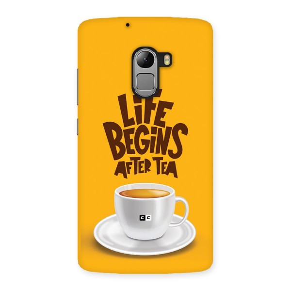 Begins After Tea Back Case for Lenovo K4 Note