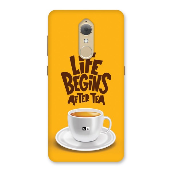Begins After Tea Back Case for Lenovo K8