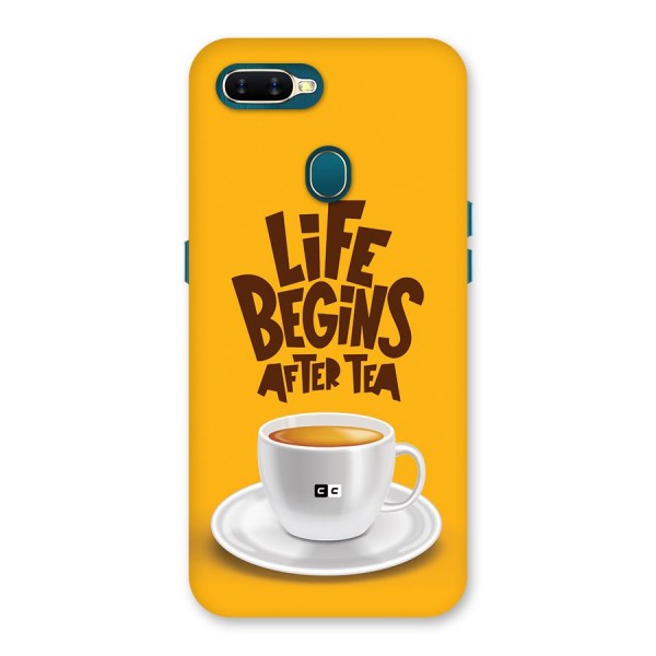 Begins After Tea Back Case for Oppo A11k