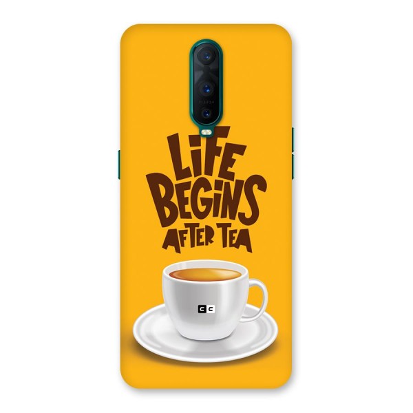 Begins After Tea Back Case for Oppo R17 Pro